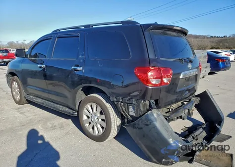 2017 Toyota Sequoia Platinum z USA, uszkodzony, nr VIN 5TDYY5G16HS068352